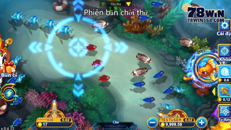 Điểm khác biệt trong bắn cá 78win?